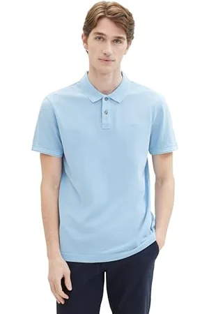 TOM TAILOR Herren Basic Piqué Poloshirt, , L