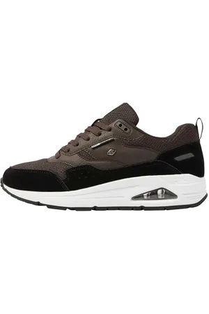 British Knights Herren Lennox Sneaker, Black/DK Taupe, 45 EU
