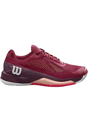 Wilson Salomon Damen Rush Pro 4.0 Sneaker, Beet Red/White/Tropical Peach, 36 EU