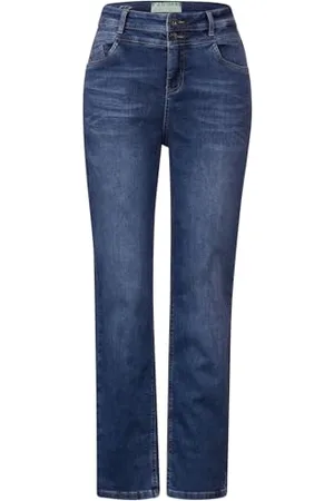 Street one Damen Jeans Straight und High, , 30W / 28L