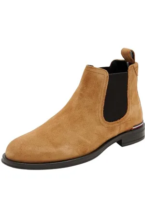 Tommy Hilfiger CORE RWB HILFIGER SUEDE CHELSEA ( Stiefeletten Herren, Braun (Sahara), 44 EU