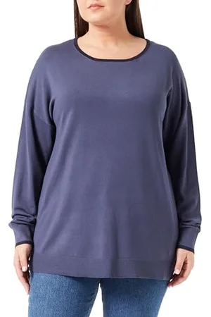QS by s.Oliver Damen Pullover Blue, 46