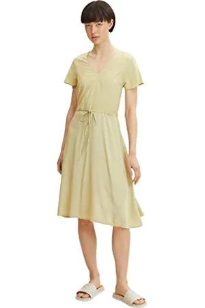TOM TAILOR Damen Kleid mit Allover-Print 1031359, , 42