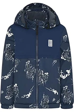 LEGO Wear Wear Unisex Wear Ninjago Winterjacke 3.000 Wassersäule, Wasserabweisend, Winddicht, Warm Lwjalapo 610 Jacke, , 92 EU