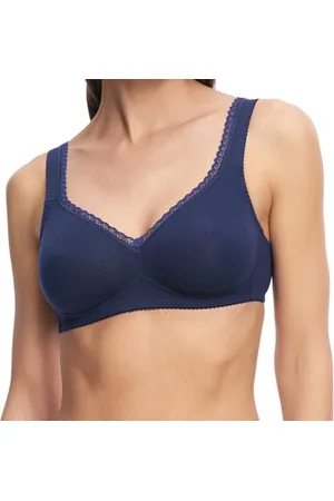 Susa Baumwoll BH Damen ohne Bügel Organic Cotton, Damen-BHS mit vorgeformten Cups, Optimaler Halt, Gepolsterte Träger