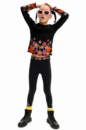 Desigual Mädchen Girl Knit Leggings, , 10 Jahre EU