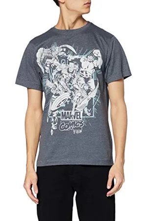 Marvel Herren T-Shirt Band of Heros, , L