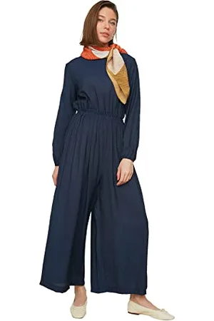 Trendyol Damen Taille Rubber Casual Cut Cutual Overall, , 38 EU