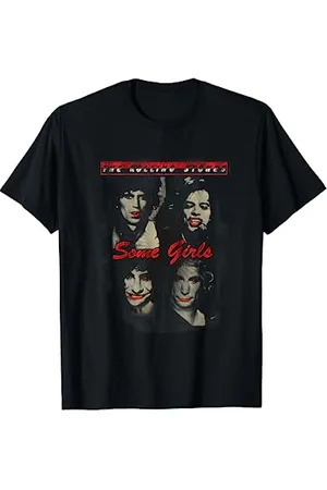 The Rolling Stones Rolling Stones Offizieller roter Lippenstift, einige Mädchen T-Shirt