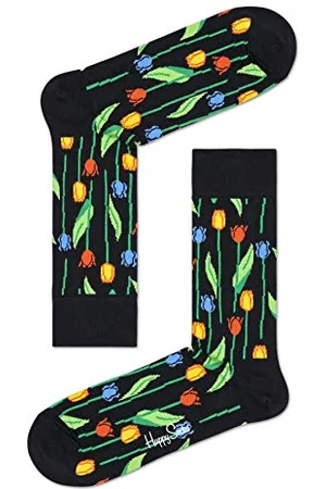 Happy Socks Gemischt farbenfrohe Geschenkbox an Baumwollsocken für Männer und Frauen, Tulip Sock 41-46