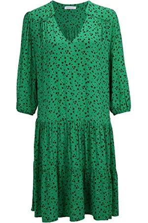 Tamaris Damen AOP Kurzes trapez Kleid ASTANA Mint 42