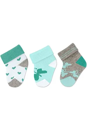 Sterntaler Baby Mädchen Baby Socken Erstlingssocken 3er Pack Herzen - Socken Baby, Babysöckchen, Babysocken - aus Baumwolle -