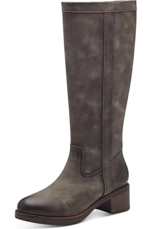 QS by s.Oliver Damen Long Boot Flat 5-25500-43 Kniehohe Stiefel, , 41 EU