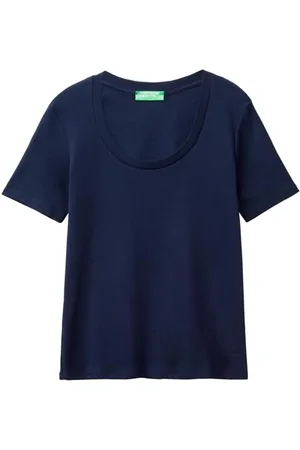 Benetton Damen 3ga2d1066 T-Shirt, , Large