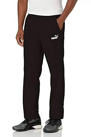 PUMA Herren Essentials Fleece Sweatpants (Available in Big & Tall) Trainingshose, Baumwolle, schwarz, geschlossenes Bein, Ah21, X-Large Hoch