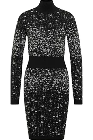 myMo Damen Strickkleid Nolie Casual Dress, , XL-XXL