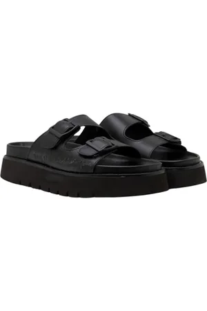 Replay Damen Slipper mit Plateau, Schwarz (Black Black 562), 36