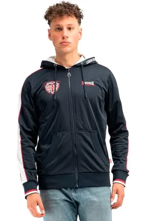 Lonsdale London Herren Trainingsjacke mit Kapuze Normale Passform STRATHMORE 3XL