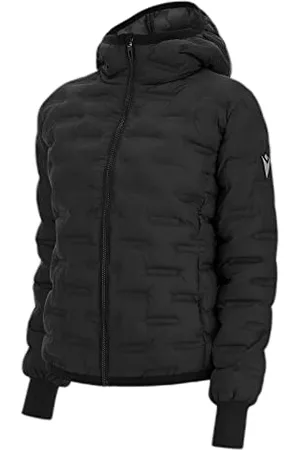macron Damen Athleisure FCC Cortina Hd Hooded Padded Jacket Blk Wmn Damenjacke, , M