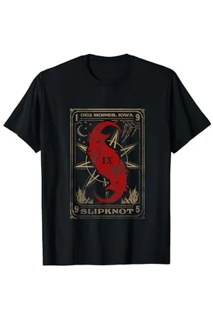 Slipknot Damen Unisex-Erwachsene Unisex-Kinder T-Shirt V-Ausschnitt Kurzarm Klassische Passform Polyester 100% S