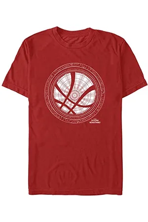 Marvel Unisex Doctor Strange in The Multiverse Of Madness Sanctum Sanctorum Icon White Organic Short Sleeve T-shirt, , M