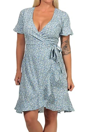 ONLY Womens Dusk Blue Short Dresses