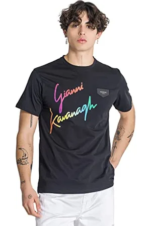 Gianni Kavanagh Herren Black Chromatica Signature Tee T-Shirt, , XS