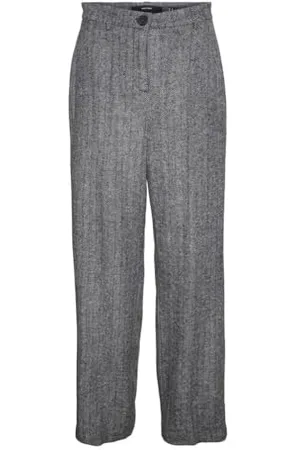 VERO MODA VMLIZZIE HR Wide Herringbone Pant