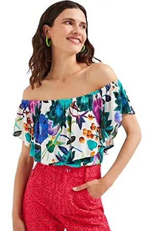 Desigual Womens SENDY Bluse, Green, L