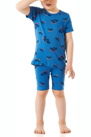 Schiesser Jungen Schlafanzug Set Pyjama kurz-100% Organic Bio Baumwolle-Größe 92 Pyjamaset, , 140