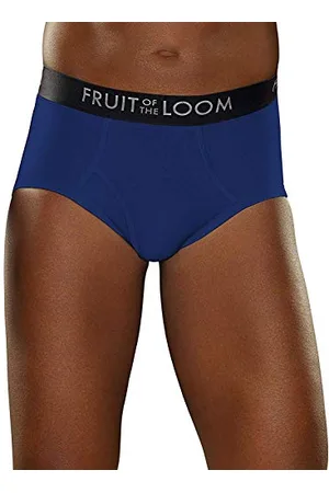 Fruit Of The Loom Herren Breathable Cotton Briefs Slip, Large (4er Pack)