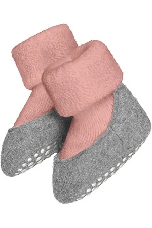 Falke Unisex Baby Stoppersocken Baby Cosyshoe B Hp Wolle rutschhemmende Noppen 1 Paar, , 19/20 EU