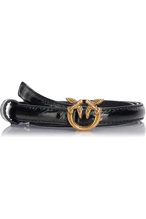 Pinko Damen Love Berry H1 Belt Soft Naplack Gürtel, , M