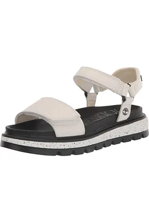 Timberland Damen Ray City Ankle Strap Sandale, Volles Weiß, 36 EU