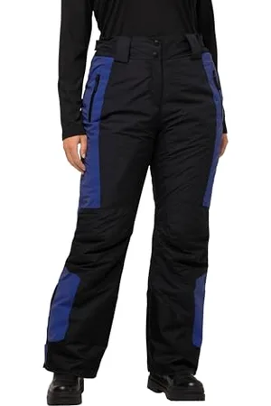 Ulla Popken Damen Skihose reflektierend, wasserdicht Hose, , 50