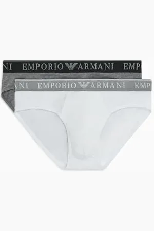 Emporio Armani Herren Stretch Cotton Endurance 2pack Briefs, , XL (2er Pack)