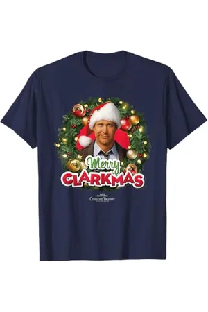 Warner Bros. Christmas Vacation Merry Clarkmas Weihnachten T-Shirt, Herren, Fans of National Lampoon
