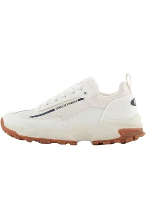 Armani Exchange Herren Aspen, Logo line Detail, 001 Print Sneaker, Off White+ Navy, 40 EU
