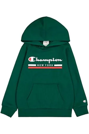 Champion Jungen Legacy Graphic Shop B (306837) -Ultra-Light Soft Compact Powerblend Fleece Hooded Sweatshirt, , 3-4 Years