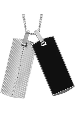 Fossil Herren-Halskette, Harlow Linear Texture Chain Halskette