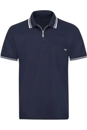 Trigema Herren Poloshirt mit Reißverschluss