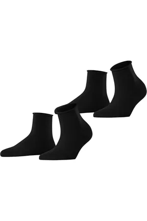 ESPRIT Damen Socken Basic Pure Multipack W Sso Baumwolle einfarbig 2 Paar, , 35-38