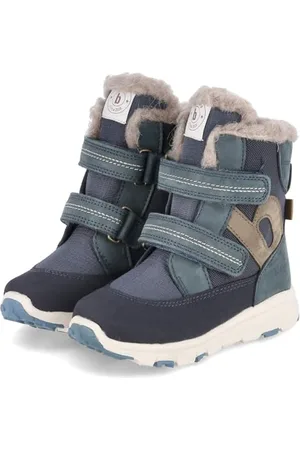 Bisgaard Kinder Stiefeletten Winterstiefel Spencer Leder-Textil-Mix wasserfest, Größe:29, Farbauswahl: