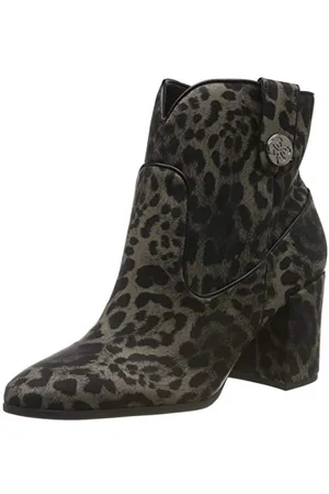 Guess Damen Cypher2/stivaletto (Bootie)/su Kurzschaft Stiefel, Schwarz (Black L E Op A), 35 EU