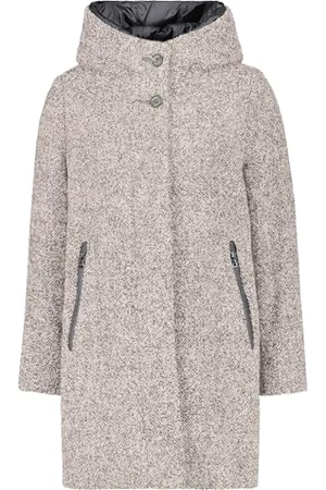 gil-bret Damen Wolljacke mit Kapuze Savannah Melange,42