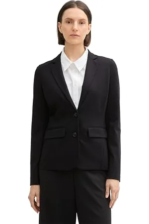 TOM TAILOR Damen Jersey Blazer mit Stretch-Anteil, , XXL