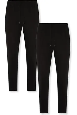 FM London 2er-Pack Pyjama für Herren - Leichte Herren-Pyjamahose, Loungewear und Nachtwäsche