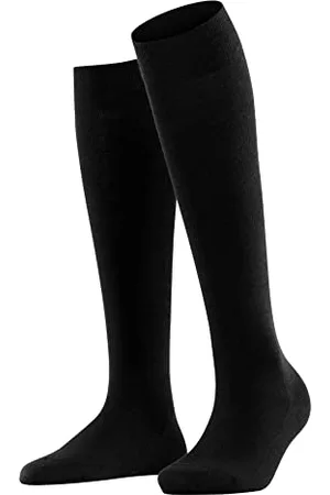 Falke Damen Kniestrümpfe Softmerino W Kh Wolle Baumwolle lang einfarbig 1 Paar, , 41-42