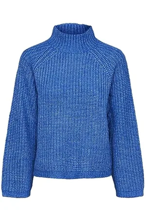 Pieces® Damen Pcnell Ls High Neck Knit Noos, , XL