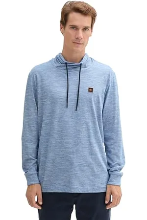 TOM TAILOR Herren Longsleeve mit hohem Kragen, , M